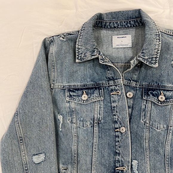 NWT Old Navy Jean Jacket - Light Wash - Picture 5 of 10